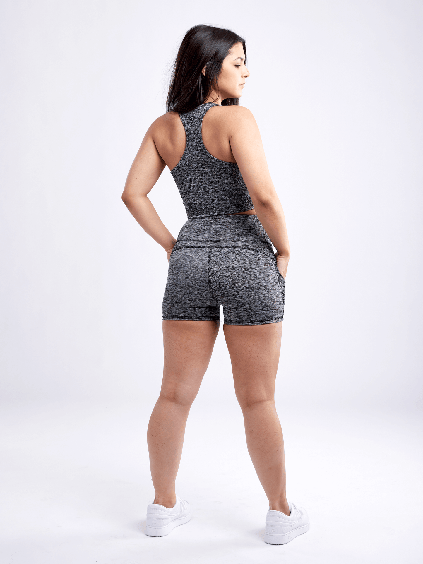 Shorts de sport taille haute JupiterGear avec poches latérales