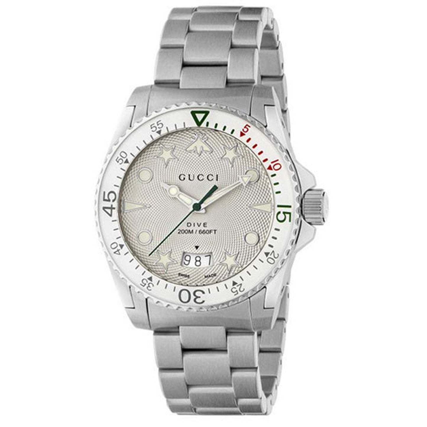 Gucci Men's Dive Watch - Premium Stainless Steel