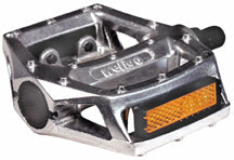 Wellgo 313 Silver Bicycle Pedals 9/16"