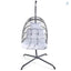 Silla Huevo Colgante Premium con Soporte para Uso Interior y Exterior