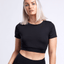 JupiterGear Short-Sleeve Crop Top for Women