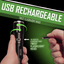 EcoGear FX TK2000 Lampe de Poche Tactique Rechargeable USB