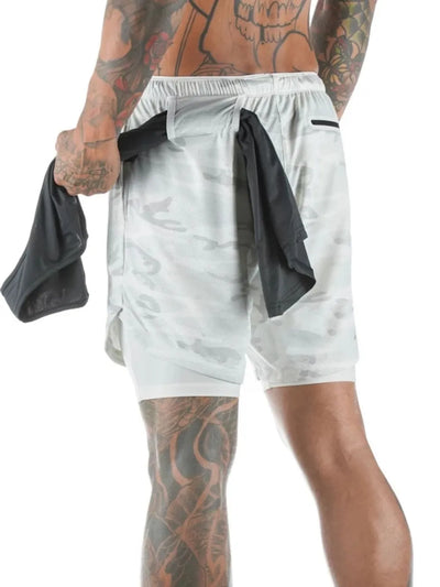 Men's Plus Size Drawstring Jogger Shorts
