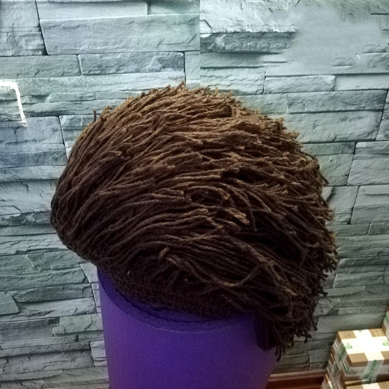 Cubierta de casco de esquí con dreadlocks reggae jamaicanos
