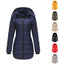 Veste imperméable en coton matelassé à manches longues