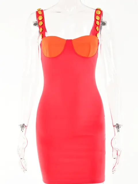 Vestido Maxi Bodycon Sin Tirantes Elegante