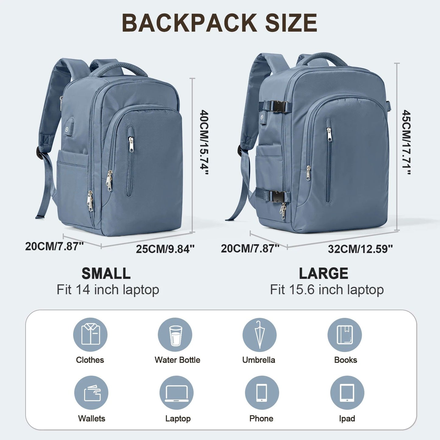 Premium Laptop Backpack for Women - Large Capacity Travel Bag