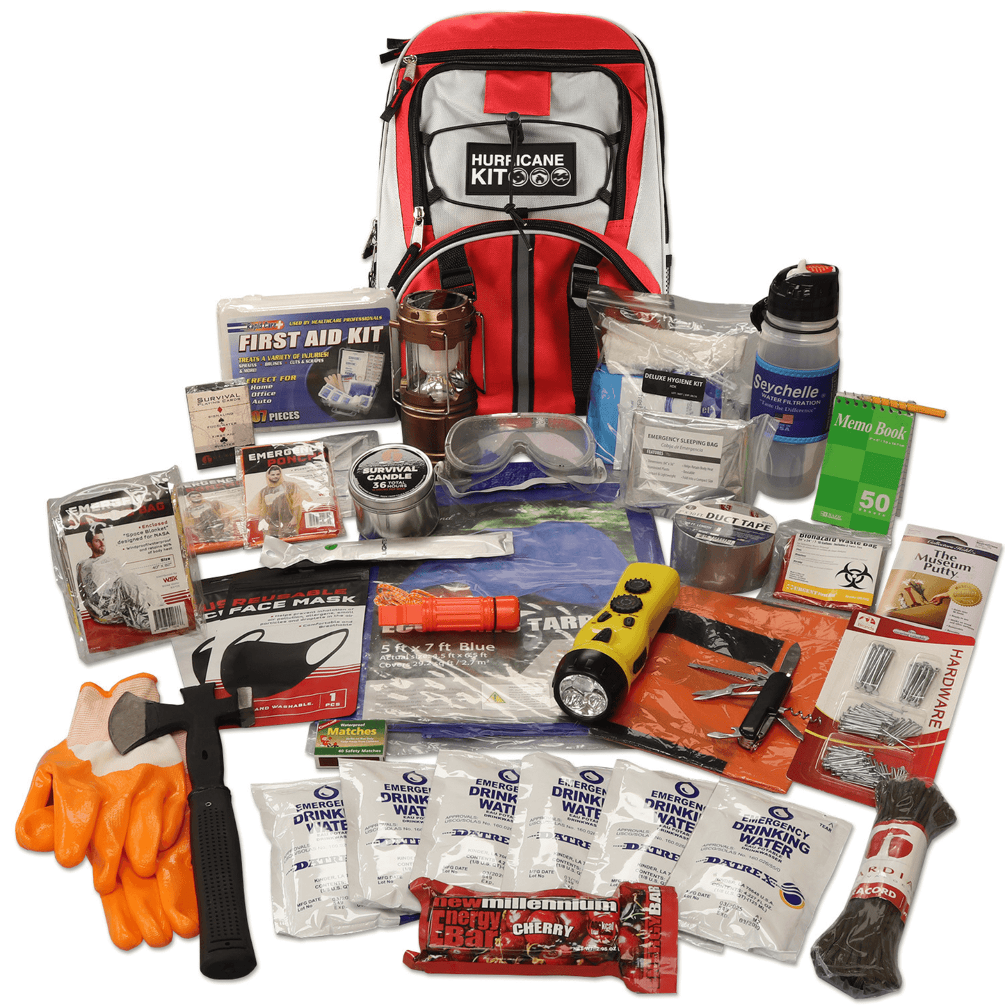 WSK 72-Hour Hurricane Emergency Survival Kit with Backpack - Korvel