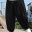 Joggers en velours côtelé grande taille pour hommes avec cordon de serrage