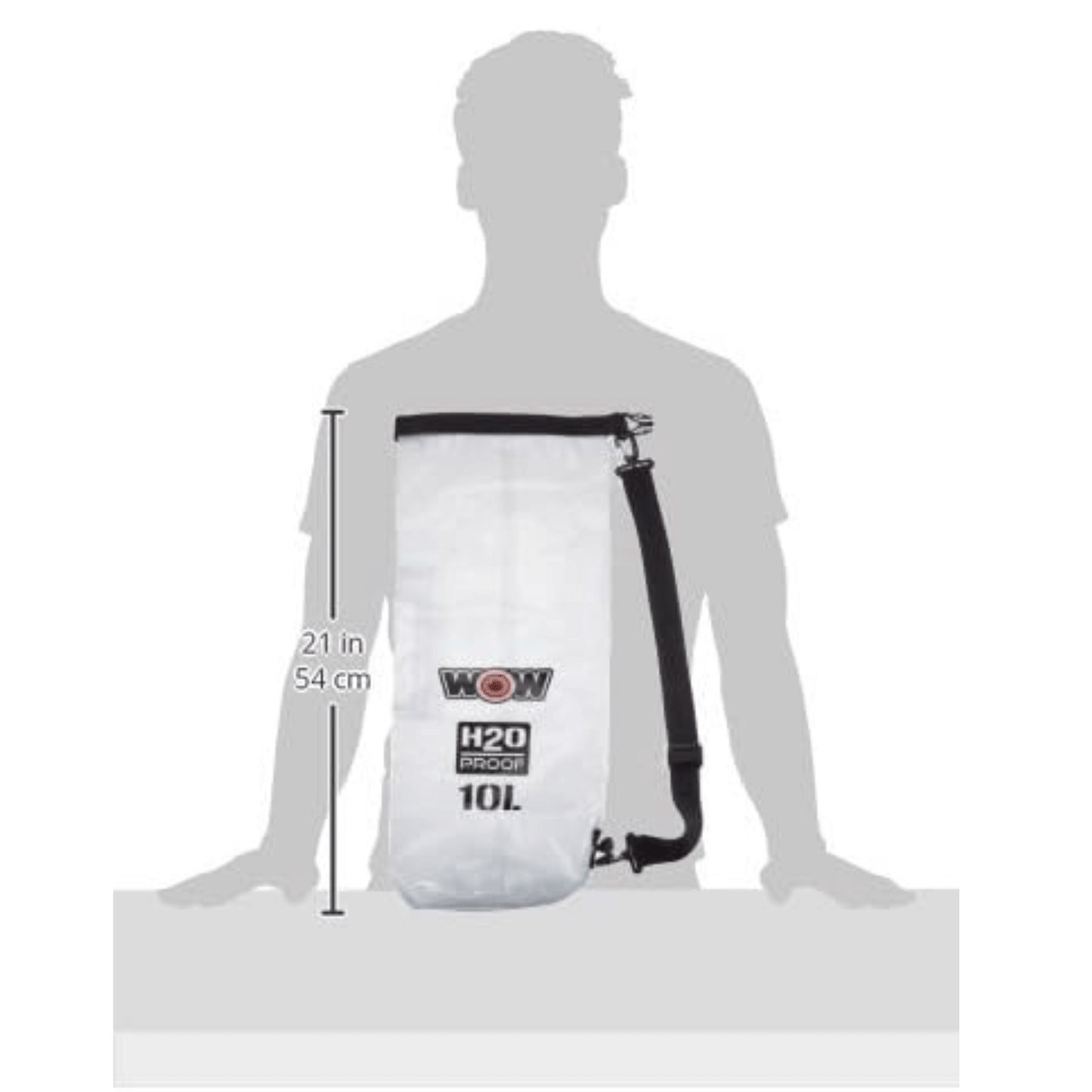 WOW Watersports H2O Proof 10L Drybag - Clear