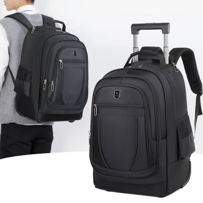 Large Capacity Oxford Cloth Backpack with Drawbar