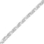 Pulsera de Tenis X-Link de Diamante Miracle-Set de Plata Esterlina .925