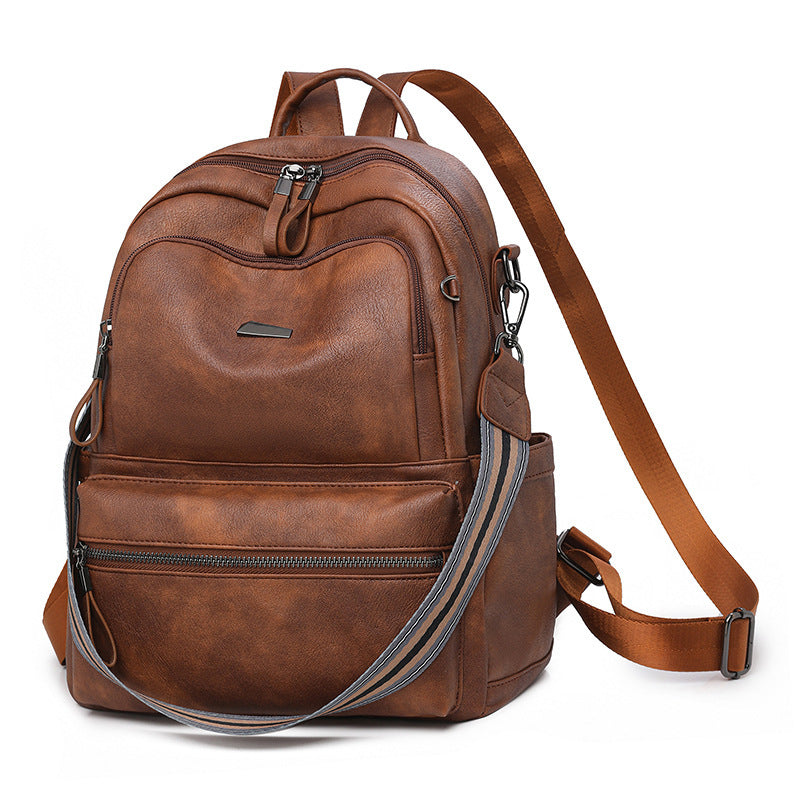 Lightweight Girls' Travel Backpack - Retro Design & Large Capacity