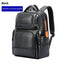 Mochila de cuero premium para laptops para viajes de negocios