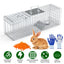 Trampa Humana para Animales Vivos - 27x7.5x8in Trampa de Acero Plegable