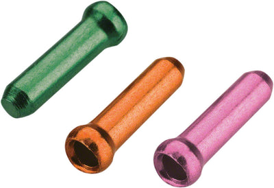 Jagwire Cable End Crimps - 1.8mm Cash/Tango/Pink (Bag of 90)