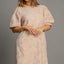 Vestido Mini de Manga Abullonada Floral Elegante - Inspirado en lo Vintage