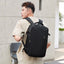 Mochila de senderismo impermeable de gran capacidad para hombres