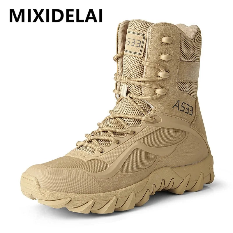 Botas de Combate en el Desierto para Hombre - Calzado Robusto y Confiable