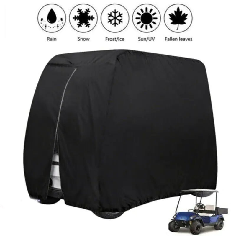 Premium Waterproof Golf Cart Cover for 4 Passengers