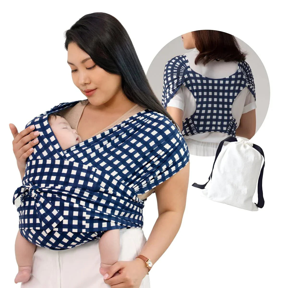 SnugX Baby Sling - Portabebés Cómodo