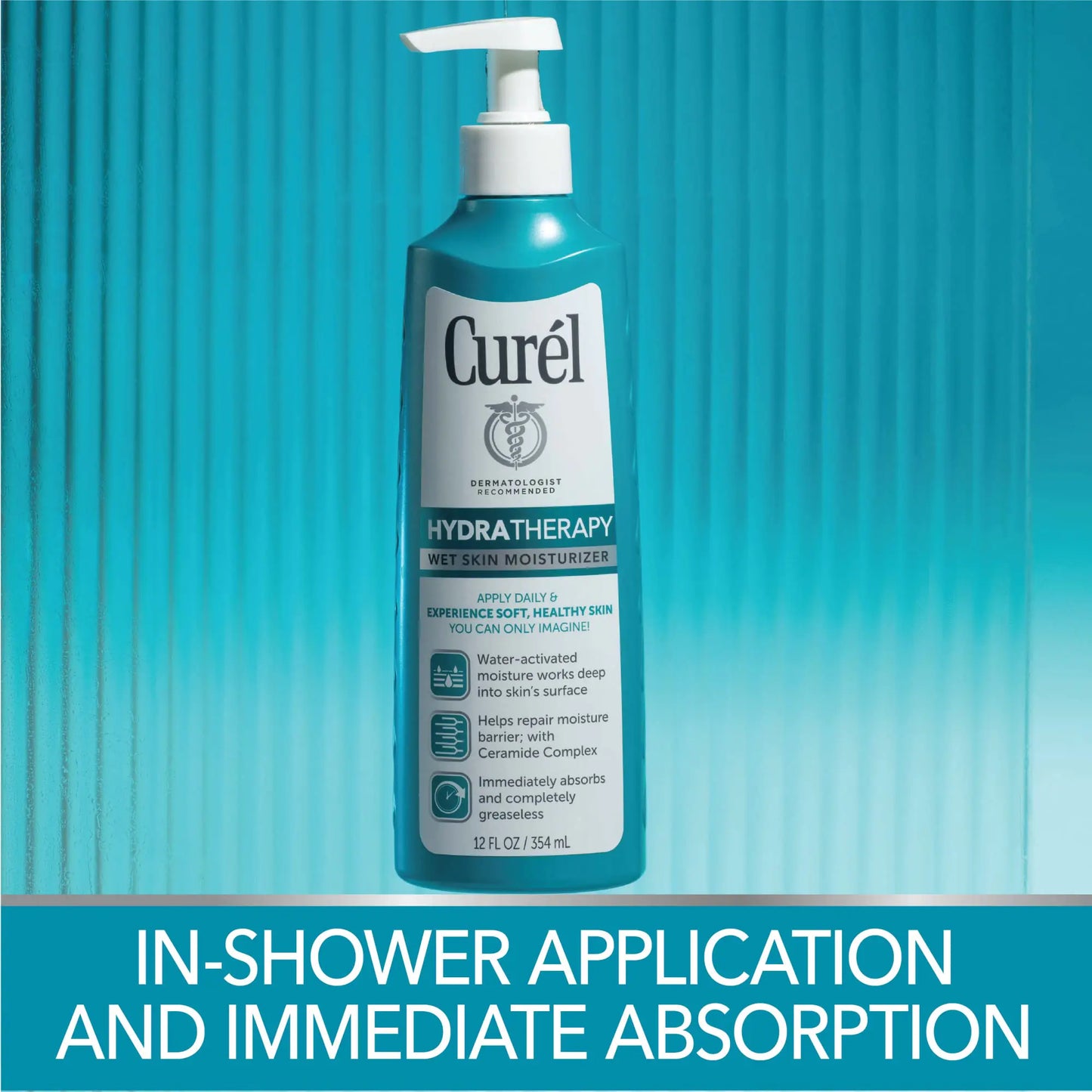 Curel Hydra Therapy In Shower Lotion - 12 Ounce