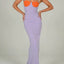 Vestido Maxi Bodycon Sin Tirantes Elegante