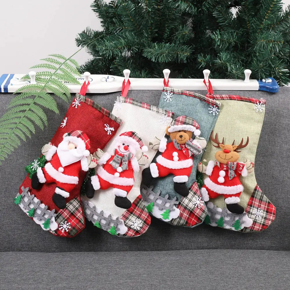 Sacs de bonbons de Noël festifs pour offrir en cadeau