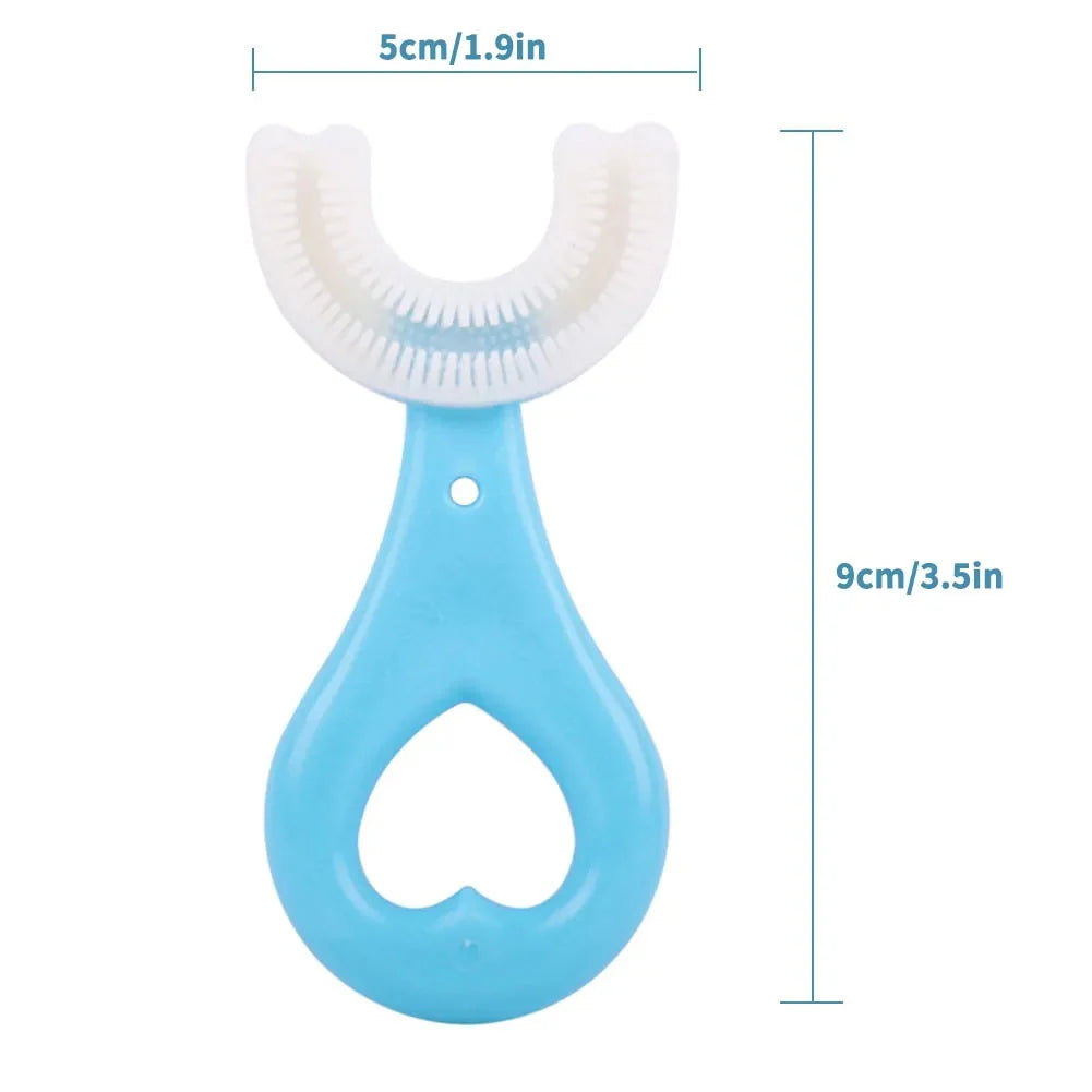 Brosse à dents en silicone U pour enfants