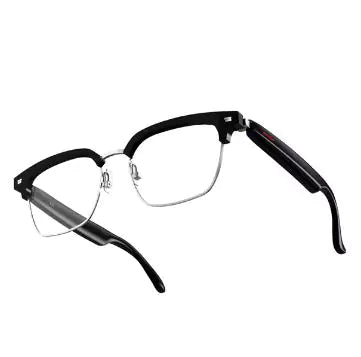 Lunettes intelligentes avec microphone et haut-parleurs intégrés