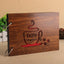 Album photo en bois fait main de 8 pouces - Souvenir personnalisé