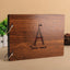Album photo en bois fait main de 8 pouces - Souvenir personnalisé