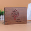 Album photo en bois fait main de 8 pouces - Souvenir personnalisé