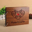 Album photo en bois fait main de 8 pouces - Souvenir personnalisé