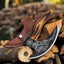 Artisan Pizza Axe with 8-Inch J2 Steel Blade and Custom Engraved Handle - Korvel