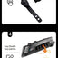 8 Modes Rear Lamp Smart Bike Wireless Remote Turn Signal Light Waterproof USB Rechargeable Bicycle LED Taillight Wireless Remote Control Bike Rear Light Back USB Safety Warning Cycling Light - Korvel