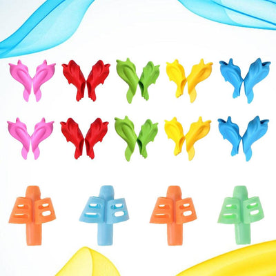 8-Piece Kids Writing Grip Trainers for Improved Posture