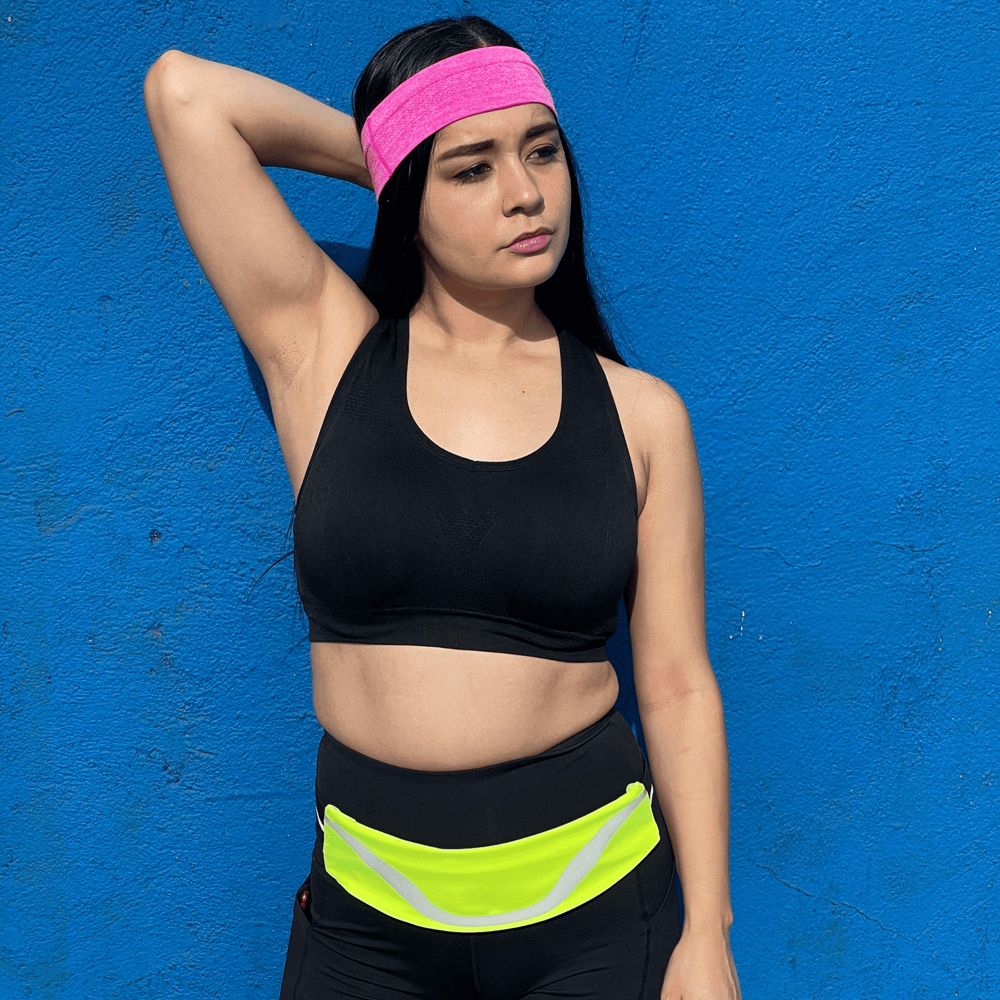 Water-Resistant Sport Waist Pack with Reflective Strip