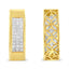 Collar con colgante vertical de diamante de corte princesa en oro amarillo de 14 quilates