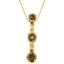 Collier Pendentif en Diamant en Or Jaune 14K