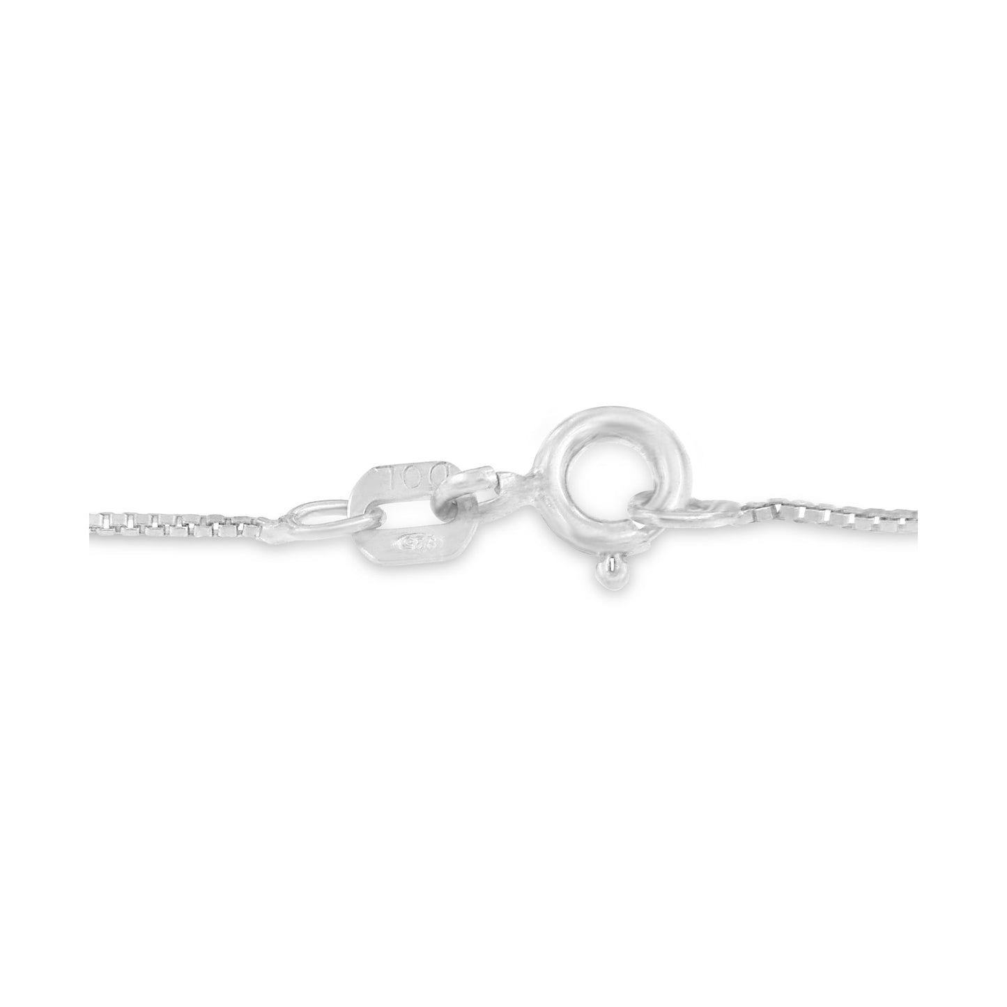 Collar de Péndulo de Ángel Acentuado con Diamantes de Oro Tricolor de 10K