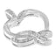 .925 Sterling Silver Diamond Heart Pendant Necklace