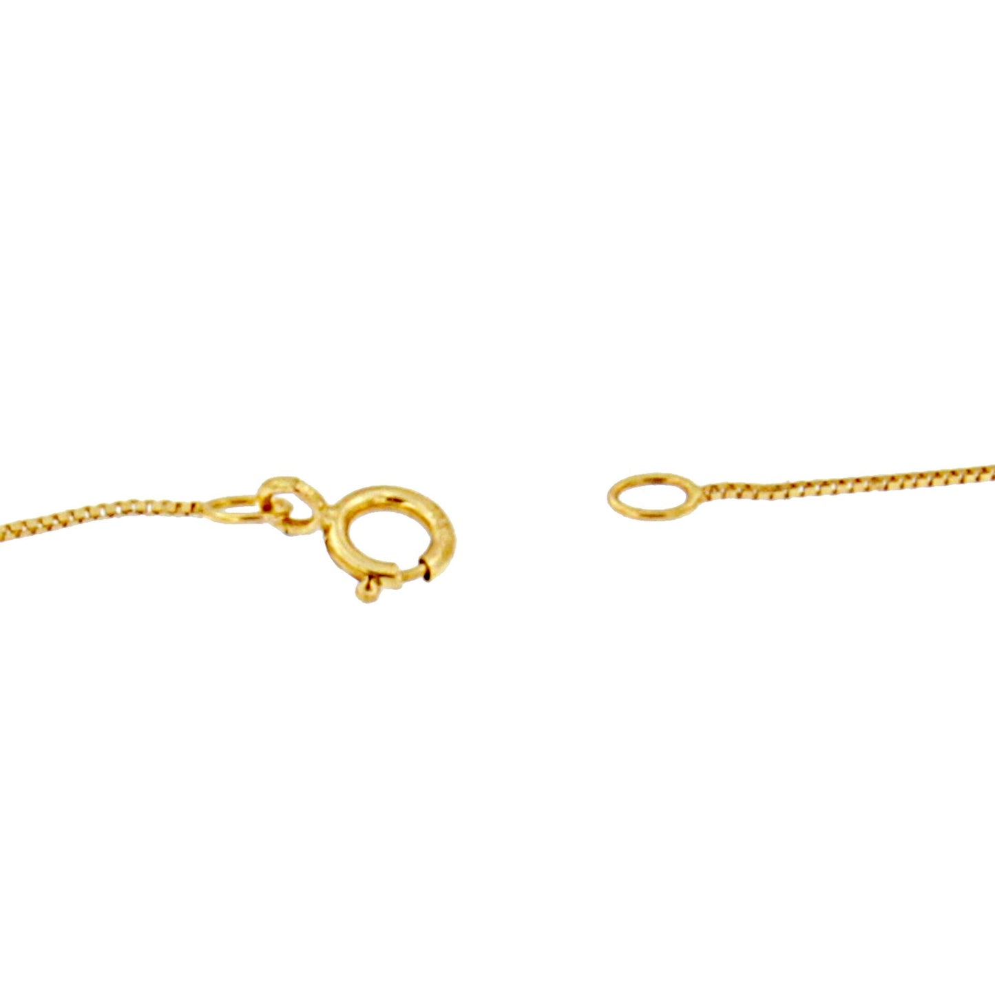 14K Yellow Gold Geometric Diamond Pendant Necklace