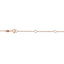 Collier Pendentif Solitaire en Diamant en Or Rose 10K Certifié AGS
