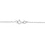 Collier Pendentif Solitaire en Diamant Champagne en Argent Sterling .925