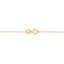 Collier Pendentif Solitaire en Diamant en Or Rose 10K Certifié AGS