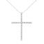 .925 Sterling Silver Diamond Cross Pendant Necklace