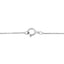 Collar con Colgante de Cruz de Diamante de Plata Esterlina .925 - 18"