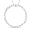 .925 Sterling Silver Round Diamond Spiral Pendant Necklace