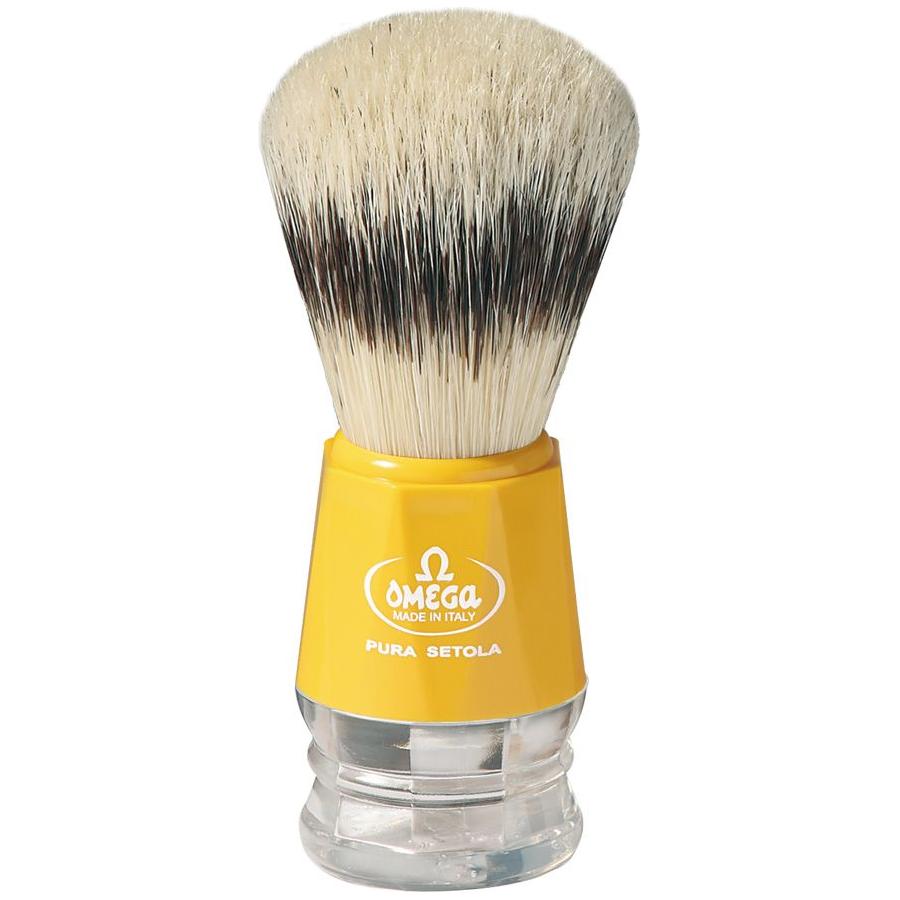 Omega Boar Bristle Shaving Brush - Assorted Colors #10218